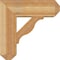 Ekena Millwork Funston Craftsman Rough Sawn Bracket w/ Offset Brace, Western Red Cedar, 8"W x 22"D x 22"H BKT0806X22X22FST04RWR - alternate 3